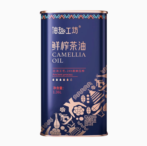 有機鮮榨山茶油 1.36L